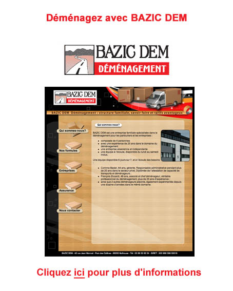 bazic dem, d&eacute;m&eacute;nagement